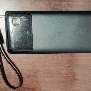 Black Protective Power Bank Case with Lanyard